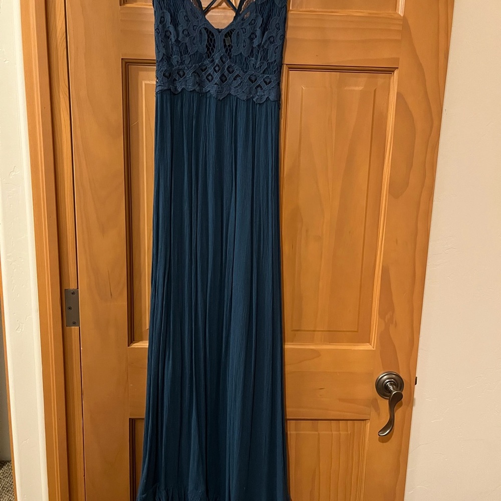 Free People Adella Maxi Slip dress